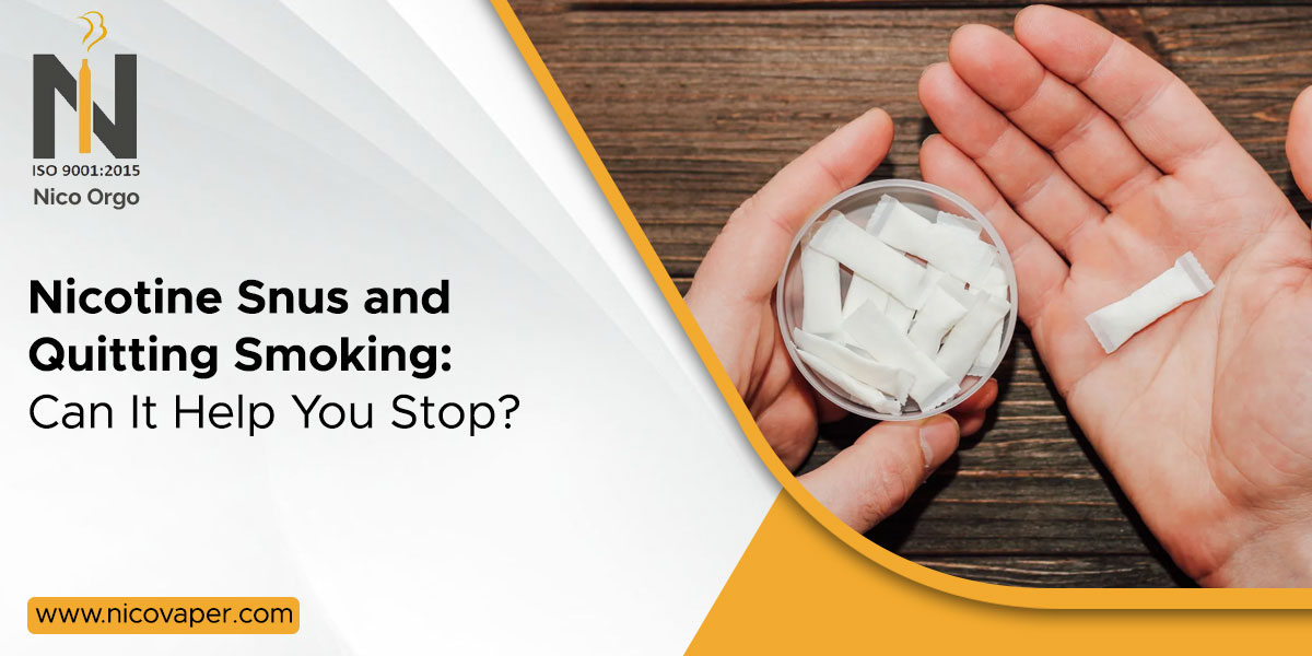 Nicotine Snus and Quitting Smoking: Can It Help You Stop?