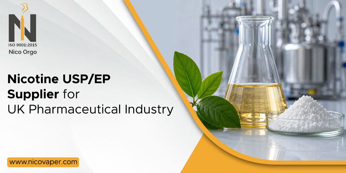 Nicotine USP/EP Supplier for UK Pharmaceutical Industry