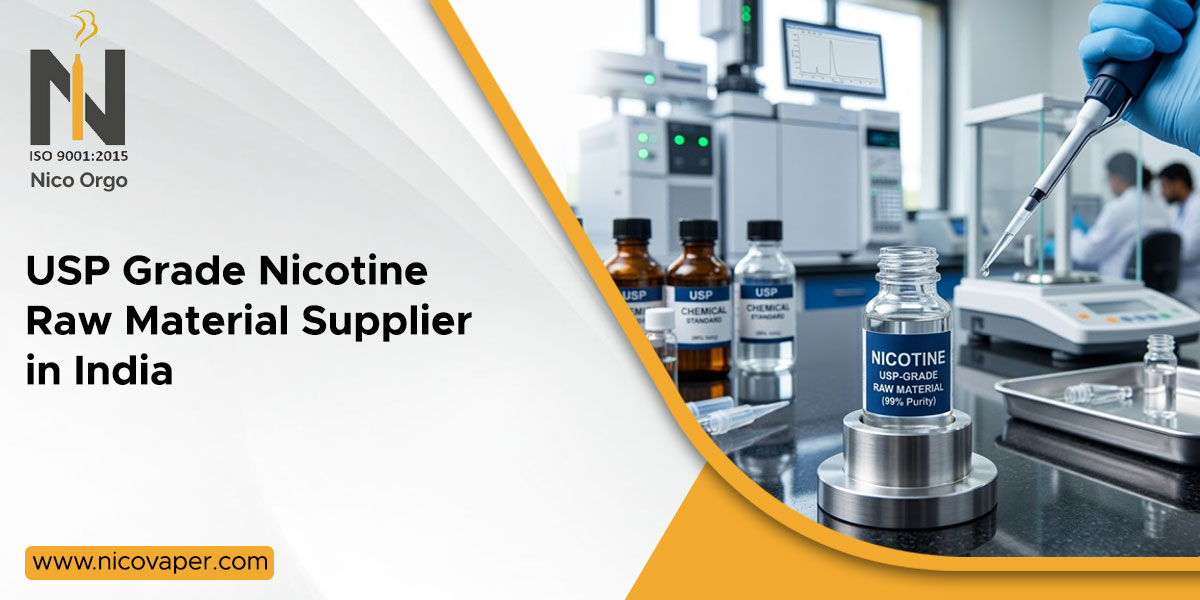 USP Grade Nicotine Raw Material Supplier in India