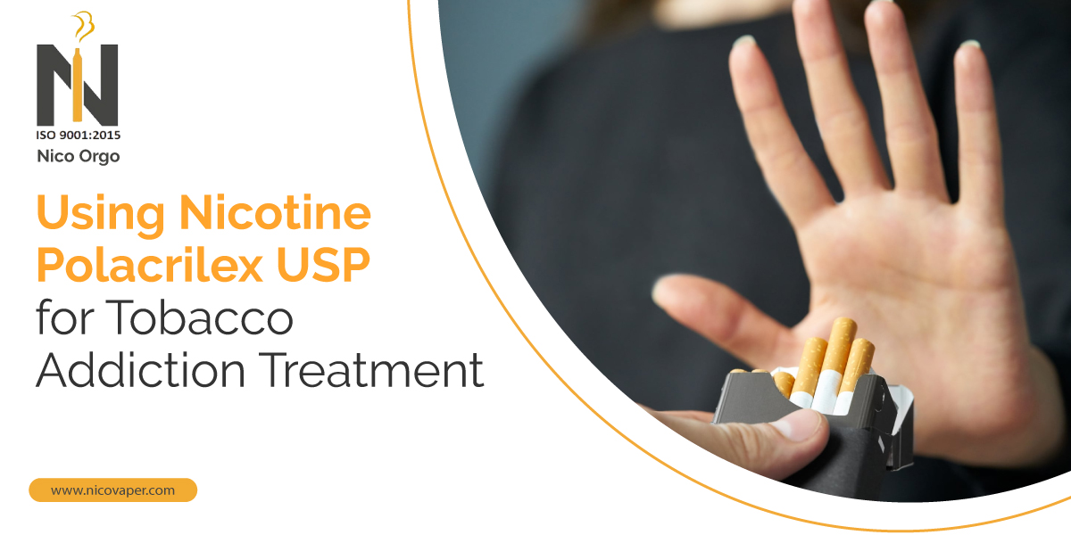 Using Nicotine Polacrilex USP for Tobacco Addiction Treatment