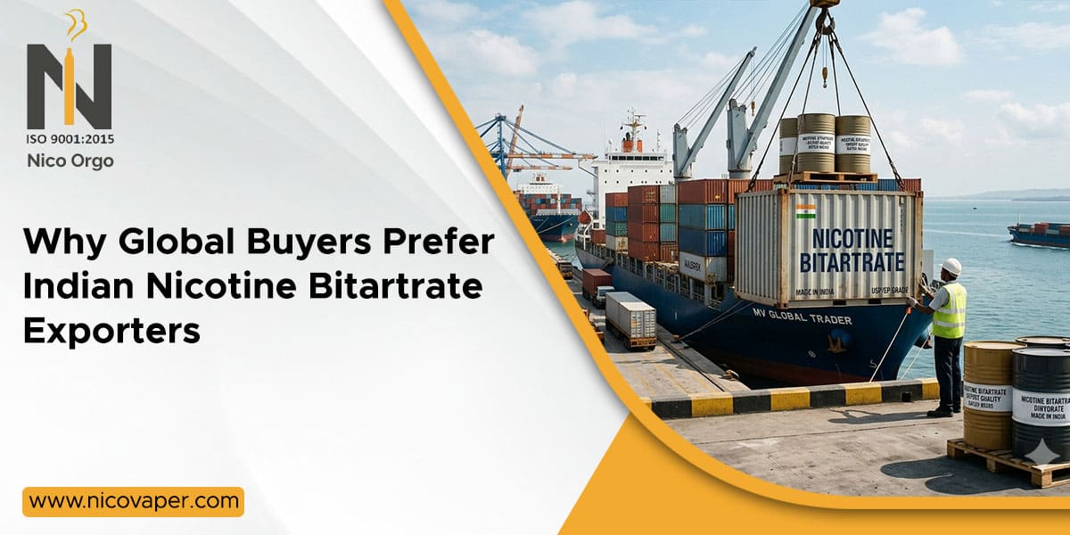 Why Global Buyers Prefer Indian Nicotine Bitartrate Exporters