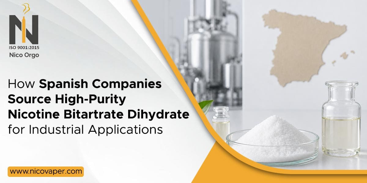 How Spanish Companies Source High-Purity Nicotine Bitartrate Dihydrate for Industrial Applications