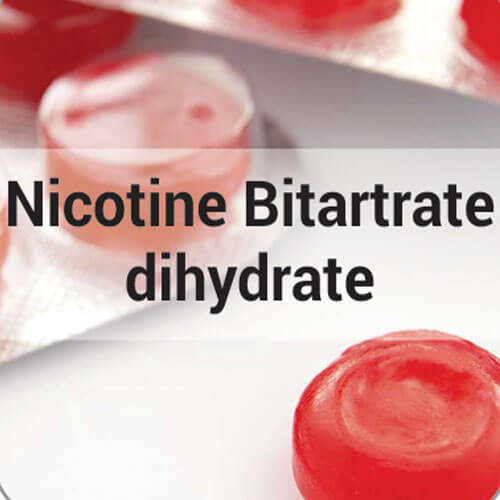 Nicotine Bitartrate dihydrate Manufacturer and Supplier