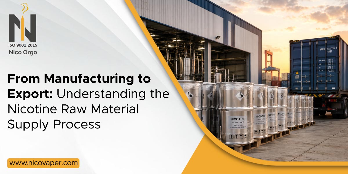 From Manufacturing to Export:  Understanding the Nicotine Raw Material Supply Process